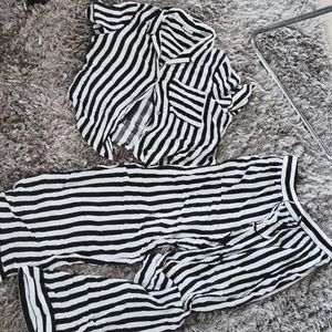 Intimately Free People Jailbird Pajama Set size medium